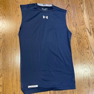 Under Armour Men's Dark Blue Compression Tank Top